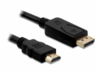 DeLOCK adaptérový kabel DisplayPort samec > HDMI samec