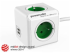 Zásuvka prodluž. PowerCube EXTENDED USB, Green, 4 rozbočk...