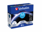 1x5 Verbatim M-Disc BD-R Blu-Ray 100GB 4x Speed inkjet pr...