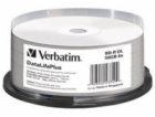 1x25 Verbatim BD-R Blu-Ray 50GB 6x Speed printable Cakebox