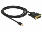 Delock Kabel mini Displayport 1.1 samec > DVI 24+1 samec 2 m