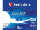 VERBATIM BD-R XL (5-pack)Blu-Ray/Jewel/DL/4x/100GB/ WIDE ...
