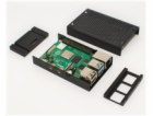 Kryt Raspberry case Alu pro Raspberry Pi 4 B, černá (Joy-it)