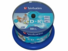 Disk CD-R VERBATIM DLP 700MB/80min, 52x, printable, 50-cake