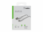 Belkin USB-C/USB-A kabel 2m opletený, bílý CAB002bt2MWH