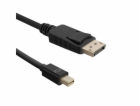 Kabel Qoltec DisplayPort Mini – DisplayPort 1,8 m černý (...