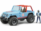 Jeep Cross Country Racer mit Rennfahrer, Modellfahrzeug