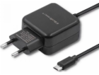 Nabíječka Qoltec 5V | 2,4A | 12W | Micro USB | Černá