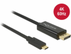 USB kabel Delock USB-C DisplayPort 1m černý (85255)