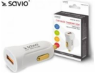 Quick Charge 3.0 Savio SA-05 / W 3A autonabíječka, 1xUSB