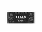 Tesla AA BLACK+ alkalická, 24 ks fólie (LR06, tužková)