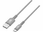 USB kabel TB TB USB-USB C kabel 1m silikonově šedý