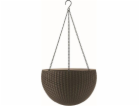 Květináč Keter Hanging Sphere mocha