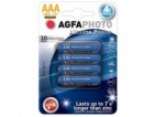 AgfaPhoto Power alkalická baterie LR03/AAA, blistr 4ks