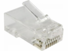 Průchozí zástrčka Alantec RJ45 UTP cat.5e (100 ks) ALANTE...