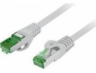 Patchcord kat.7 S / FTP LSZH CU 10m šedá náhoda prošla