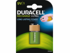 Duracell dobíjecí 9V 170mAh, baterie