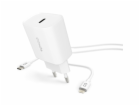 EPICO síťová nabíječka, PD 20W, USB-C - lightning kabel -...