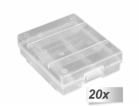 20x1 Ansmann Akku-Box für 4 Mignon-/Micro-Zellen   4000740