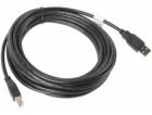 Lanberg 2.0 AM-BM 5M USB kabel (CA-USBA-10CC-0050-BK)