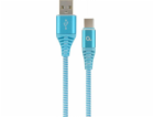 GEMBIRD CC-USB2B-AMCM-2M-VW Premium cotton braided Type-C...