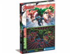 Clementoni PUZZLE 104EL CLM 27554 GLOW MARVEL AVENGERS PUD