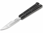 Booker Booker plus Balisong Tactive Knife, Small Black Un...