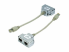 DATACOM "Y" adaptér STP CAT5E  PC / PC+TEL