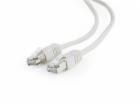 GEMBIRD kabel patchcord Cat5e stíněný FTP 15m, šedý