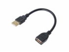 Akyga kabel USB A-A 15cm /černá  