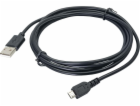 Akyga kabel USB A-MicroB/1.8m/černá