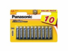 PANASONIC Alkalické baterie Alkaline Power LR6APB/10BW AA...