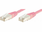 Vybavit 605585 Patch Cable S/FTP CAT6 7,50 m Pink