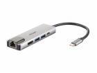 D-Link DUB-M520 5-in-1 USB-C Hub with HDMI/Ethernet and P...