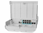 MikroTik CSS610-1Gi-7R-2S+OUT reverzní PoE switch, 8x Gig...