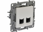 Legrand White dvojitá počítačová zásuvka RJ45 cat.6 UTP (...