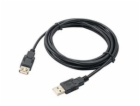 Akyga kabel USB AM-AF 3.0m /černá 