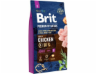 Brit Premium by Nature Adult S 3kg granule pro psy