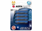 AgfaPhoto Power alkalická baterie 1.5V, LR06/AA, 4ks 