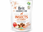 BRIT Crunchy Snack Insects with Turkey - pamlsek pro psa ...