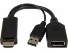 Gembird adaptér DisplayPort (M) na HDMI (F), 4K aktívny, ...