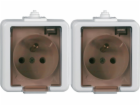 Timex-Elektro Jantar Double Socket 2p+od Bryzgoodprone s ...