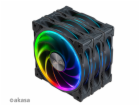 AKASA ventilátor SOHO AR, 12cm ARGB PWM fan 3pcs bundle +...
