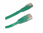 XtendLan patch kabel Cat6, UTP - 1m, zelený (prodej po 10...