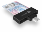 CONNECT IT USB čtečka eObčanek a čipových karet, ČERNÁ