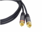 PREMIUMCORD kabel, 2x CINCH-2x CINCH M/M, 3m