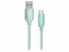 Colorway Datový Kabel USB/ USB-C / 2.4A/ 2m/ Mint