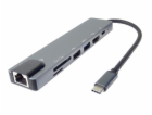 PremiumCord Adaptér USB-C na HDMI + USB3.0 + USB2.0 + PD ...