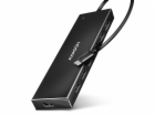 AXAGON HUE-F7C, 7x USB 3.2 Gen 1 ALU FLAT CHARGING hub, m...