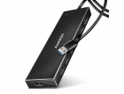 AXAGON HUE-F7A, 7x USB 3.2 Gen 1 ALU FLAT CHARGING hub, m...